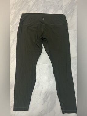 Lululemon dark green leggings size 20